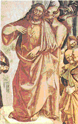 Антихрист с дьяволом. Фрагмент фрески.